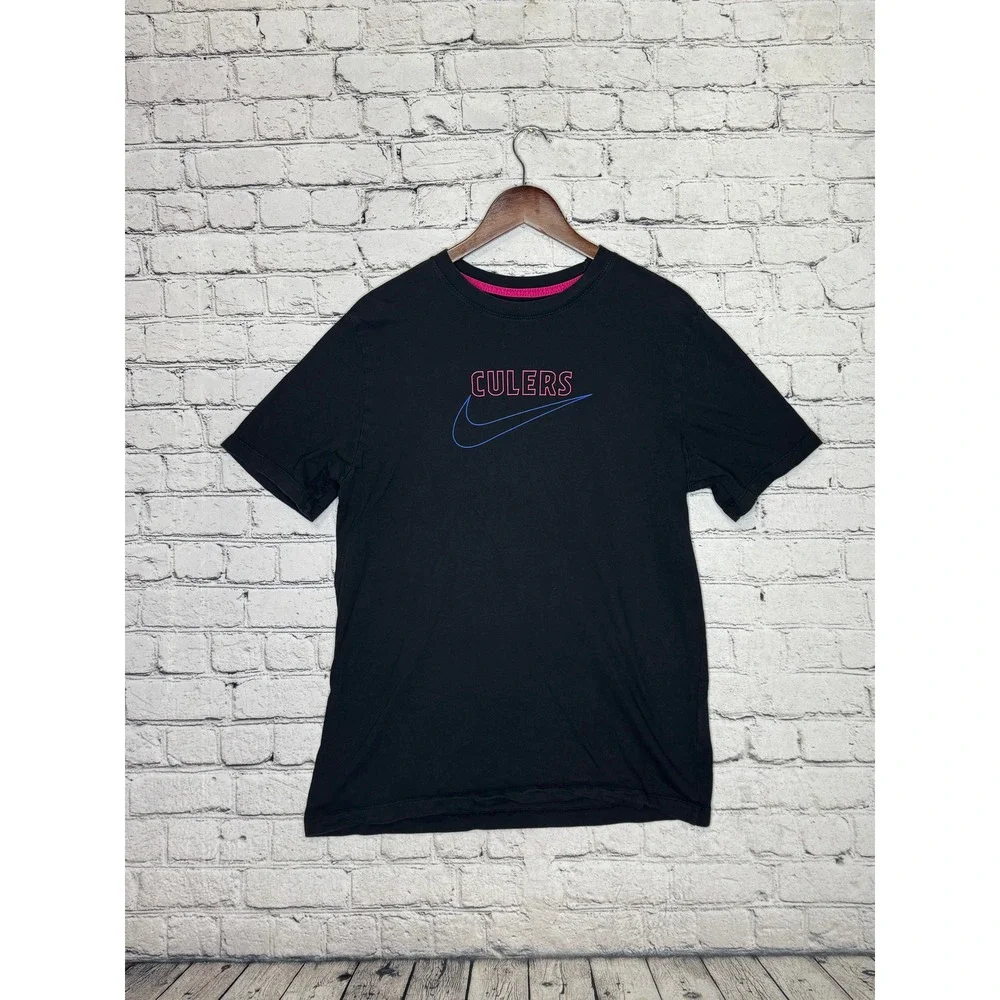 Nike FC Barcelona Culers‎ T Shirt Black Mens Size Large